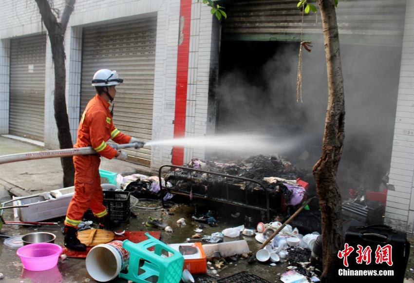 在建工地起火2死1傷