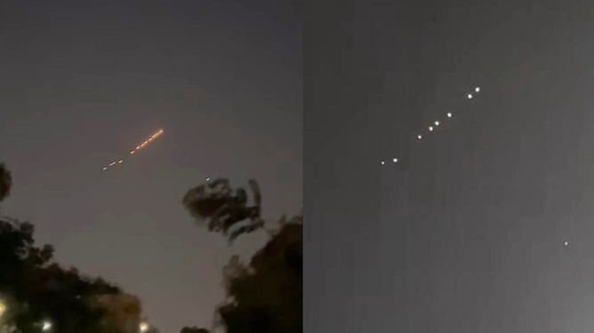烏魯木齊夜空現不明發光體